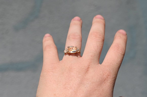 Crystal clear Lake County diamond ring size 5 6 7 8 9 10 - Picture 4 of 4